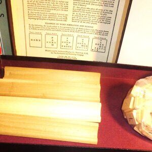 1953 SCRABBLE GAME Selchow & Righter Co. Vintage Scrabble Game Marketing Co. N.Y